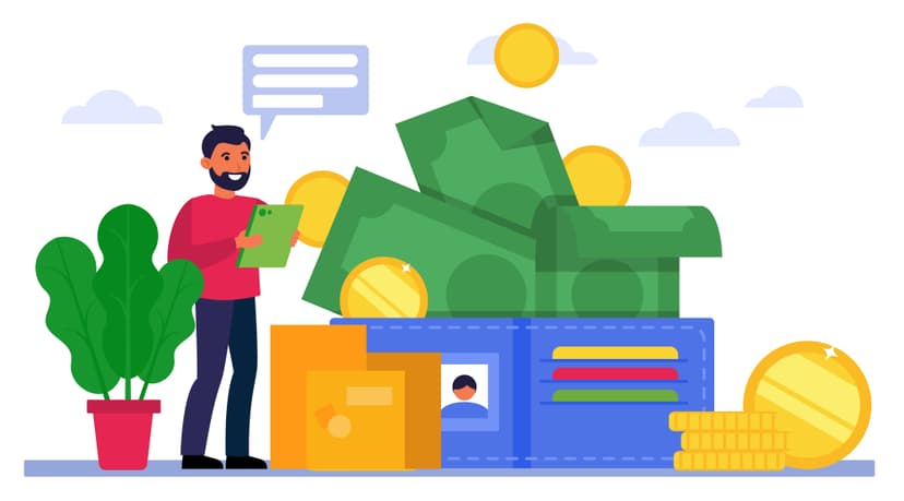 Professional scientist at a computer