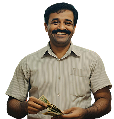 Distributor managing his business