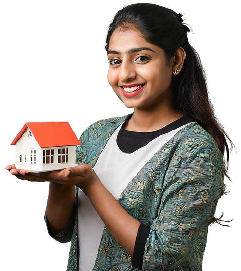 Happy customer with loan